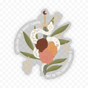 Look Like the Innocent Flower Shakespeare Quote Sticker