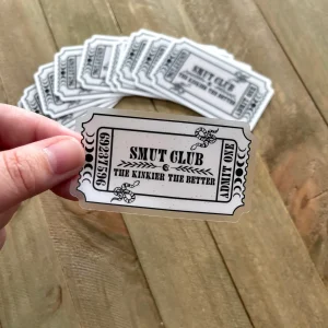 Smut Club Vinyl Sticker